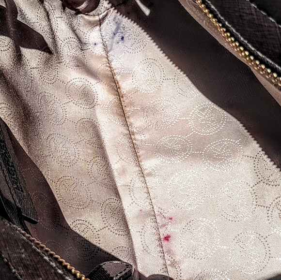 SOLD!!!Michael Kors Selma Studded Dark Brown Handbag - Picture 8 of 14